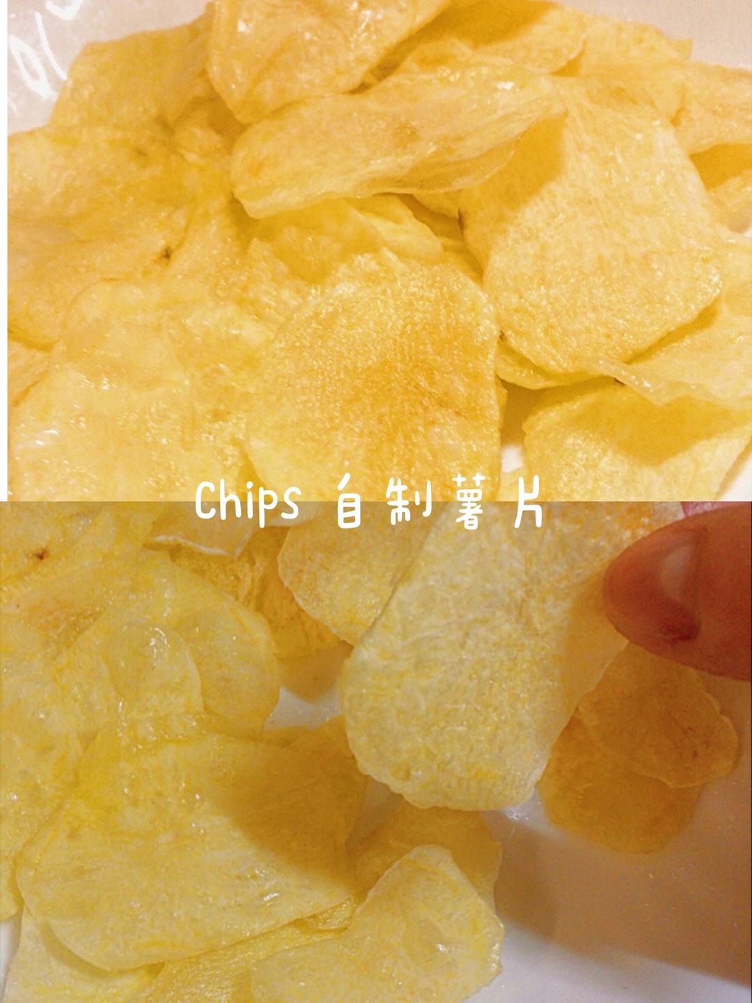非油炸❗微波炉薯片的做法