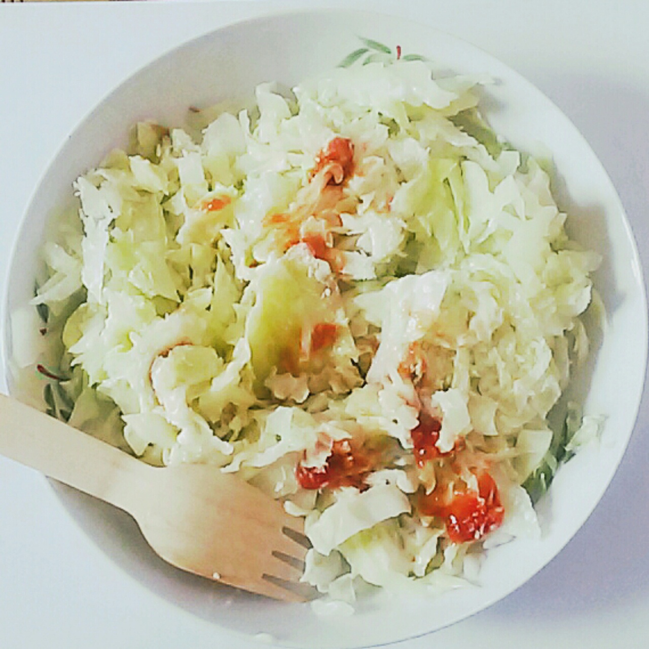 崇子在无锡做的卷心菜沙拉