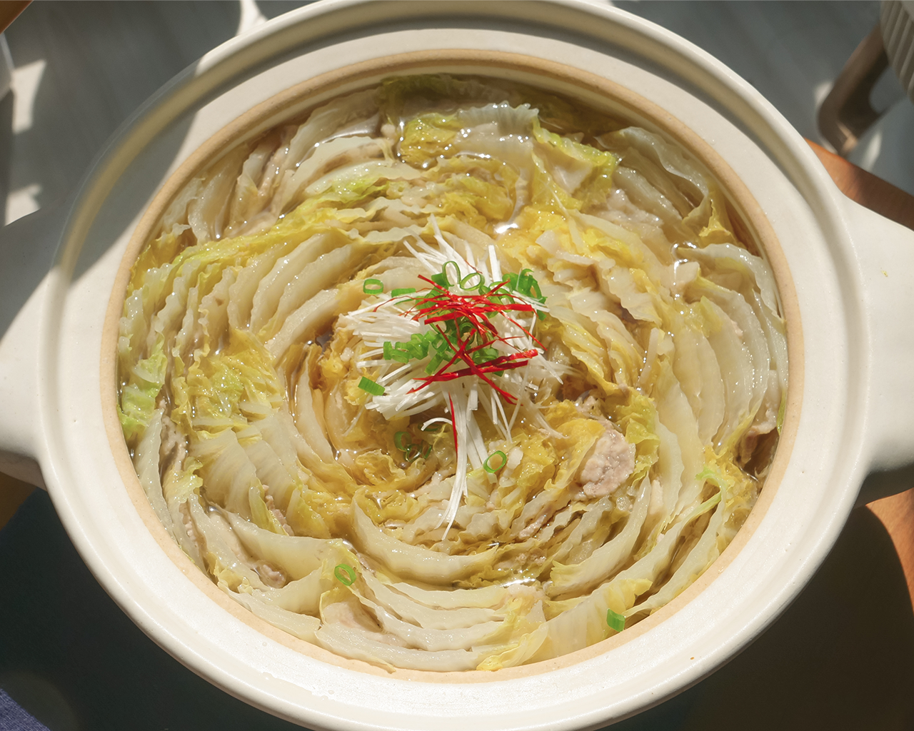 五花肉白菜千层锅（豚バラ白菜鍋）的做法