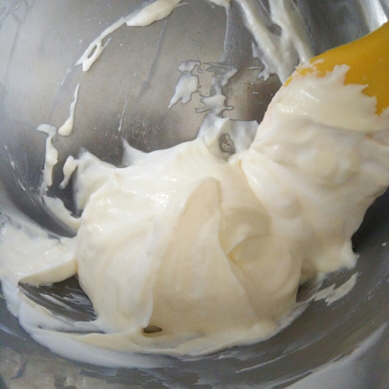 奶油奶酪溶豆（消耗蛋白）的做法 步骤4