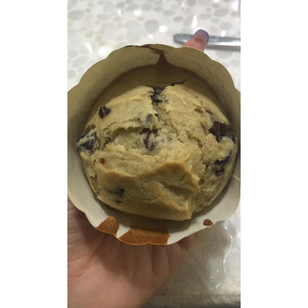 香蕉蔓越莓杯子蛋糕