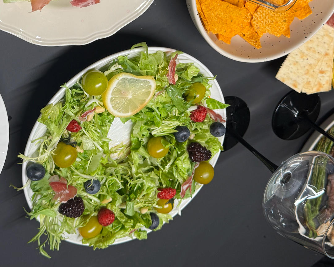 菜叶沙拉油醋汁