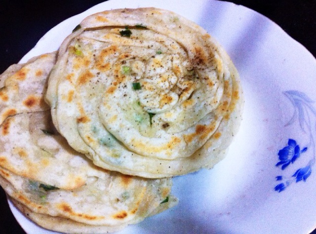 家常葱油饼