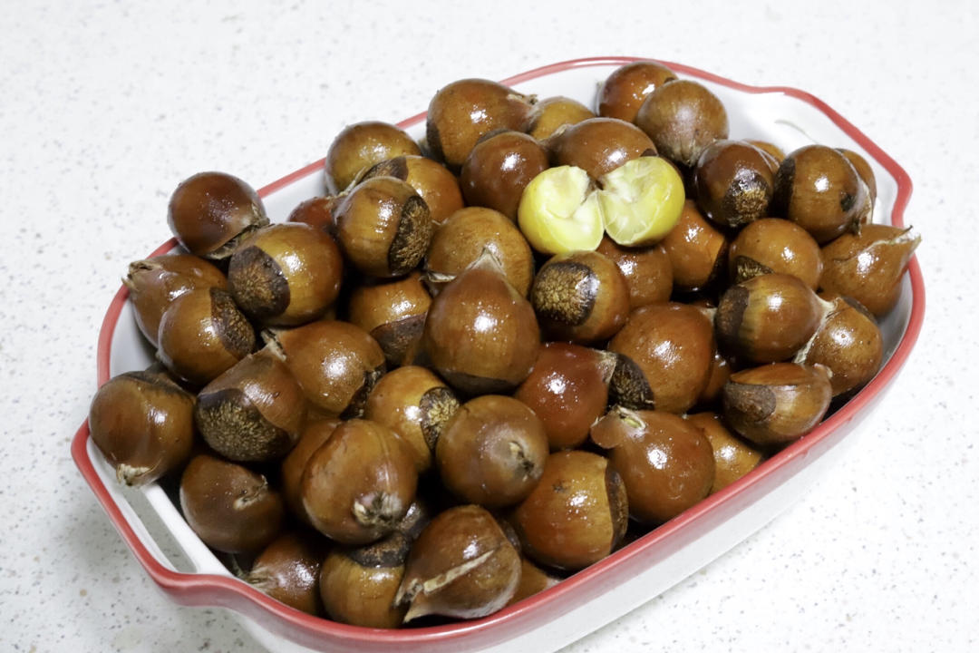 烤箱版糖炒栗子