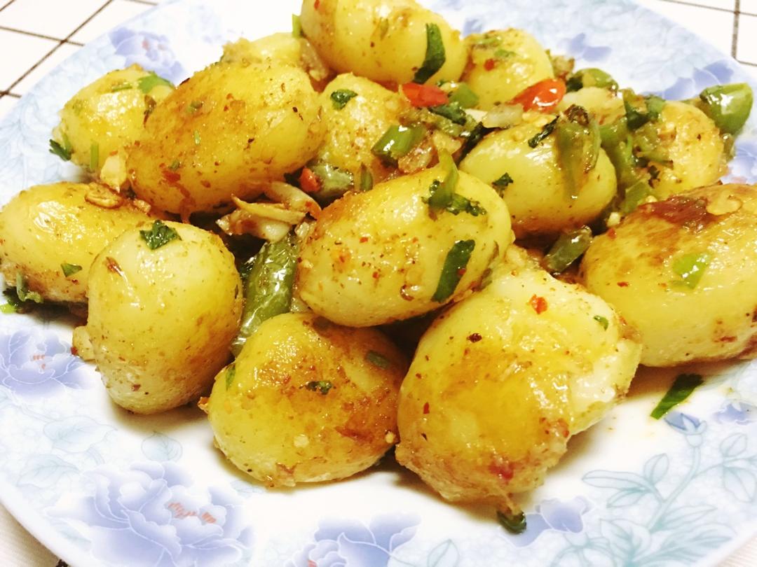 孜然香辣小土豆 Dry Fried Baby Potato