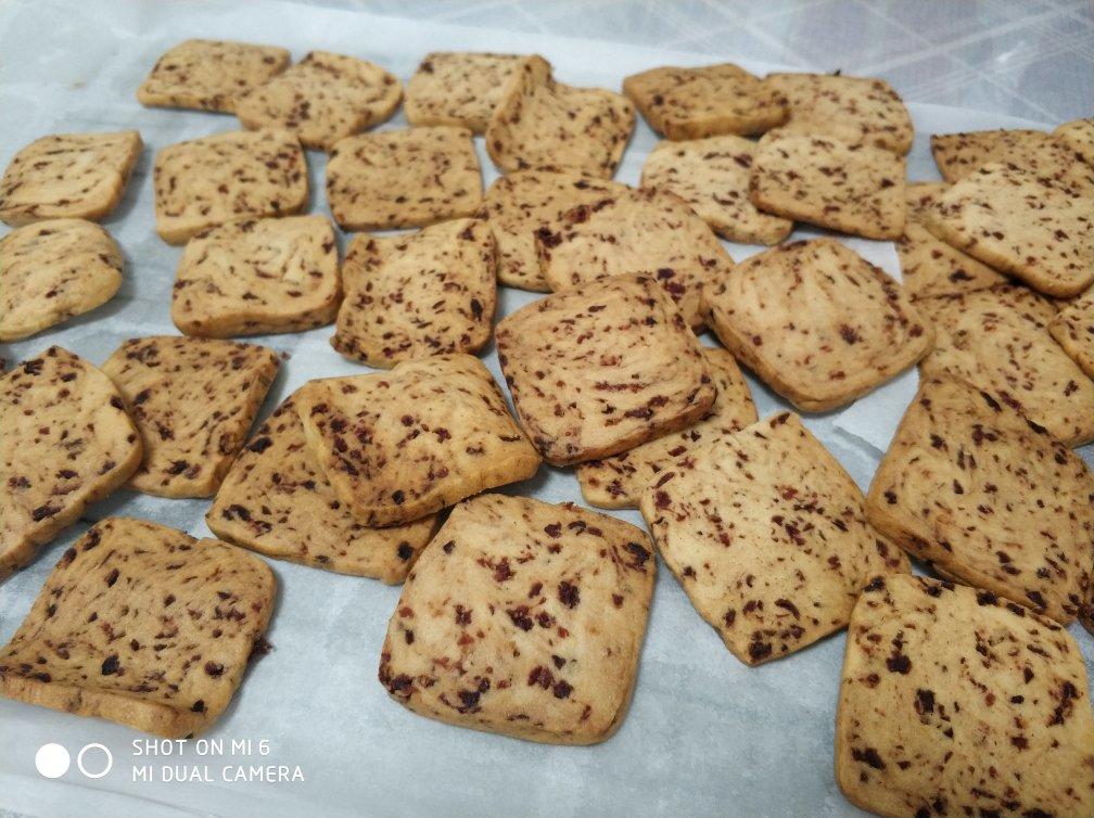 低糖少油版蔓越莓饼干