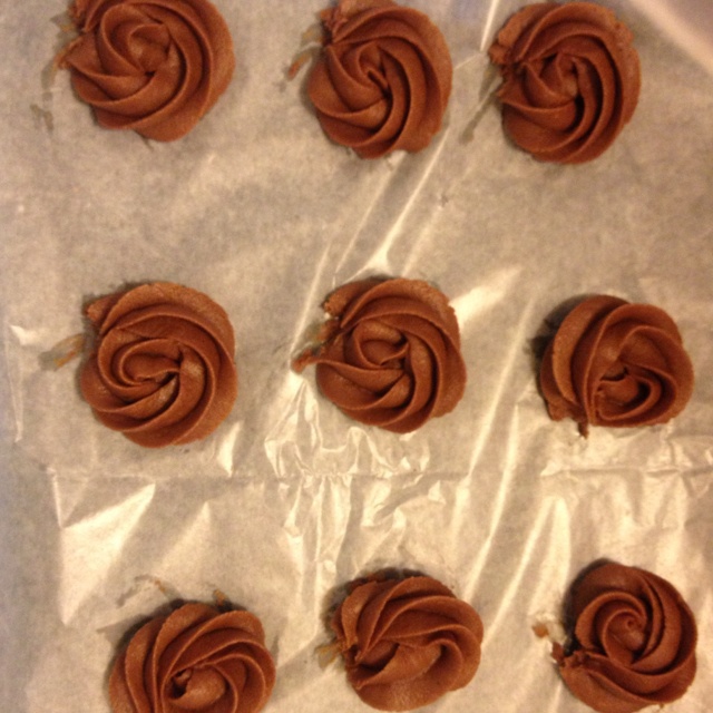 可可曲奇，这个配方更酥脆。