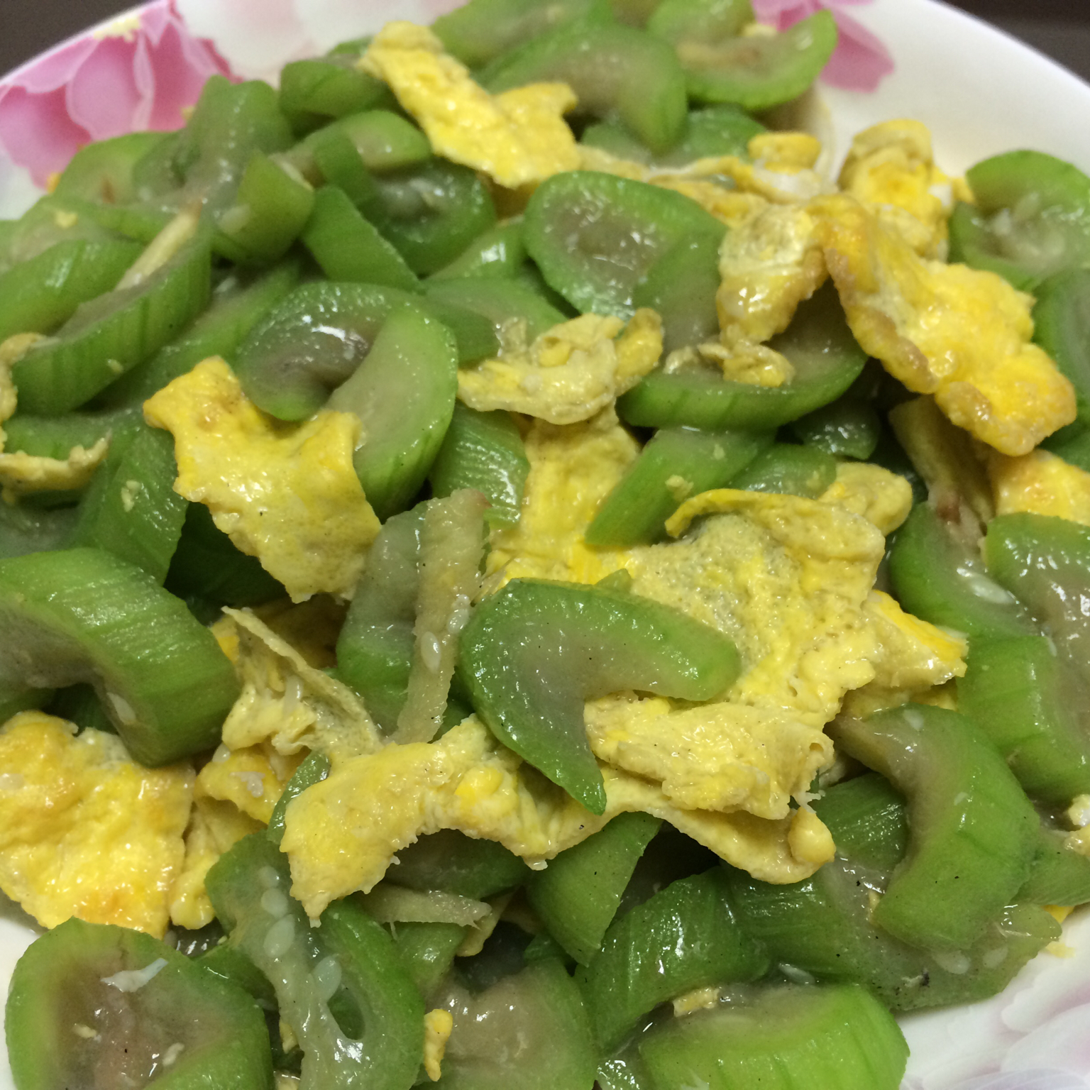 丝瓜炒蛋