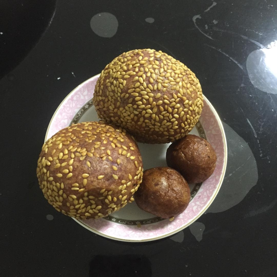 紫薯小麻圆