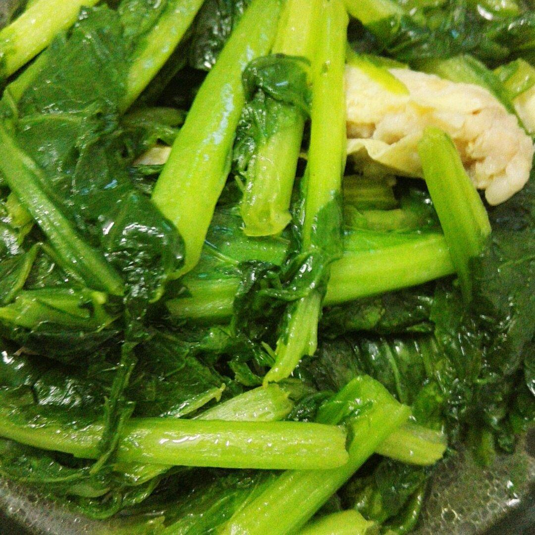 姜丝炒春菜