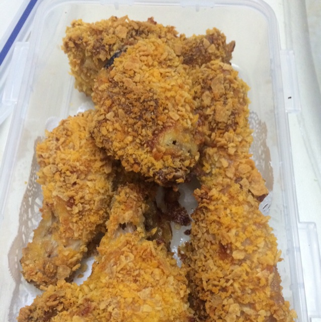 草莓之吻做的直击kfc脆皮鸡腿