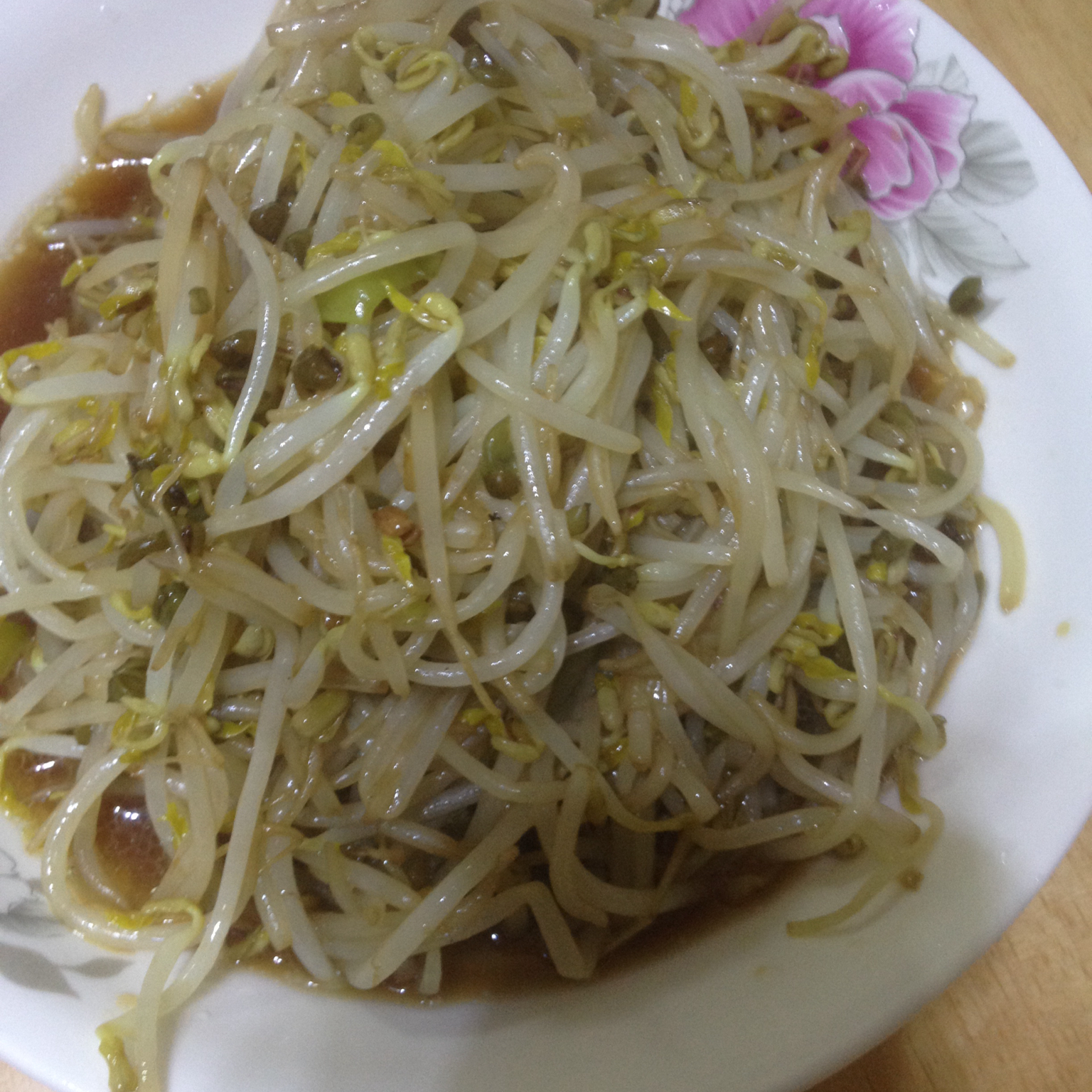 素炒豆芽