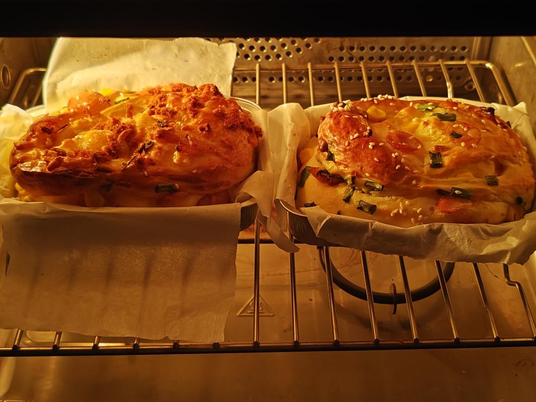 料多多香葱培根芝士吐司