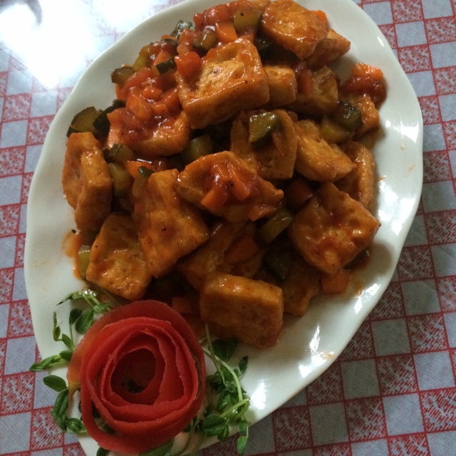 糖醋脆皮豆腐