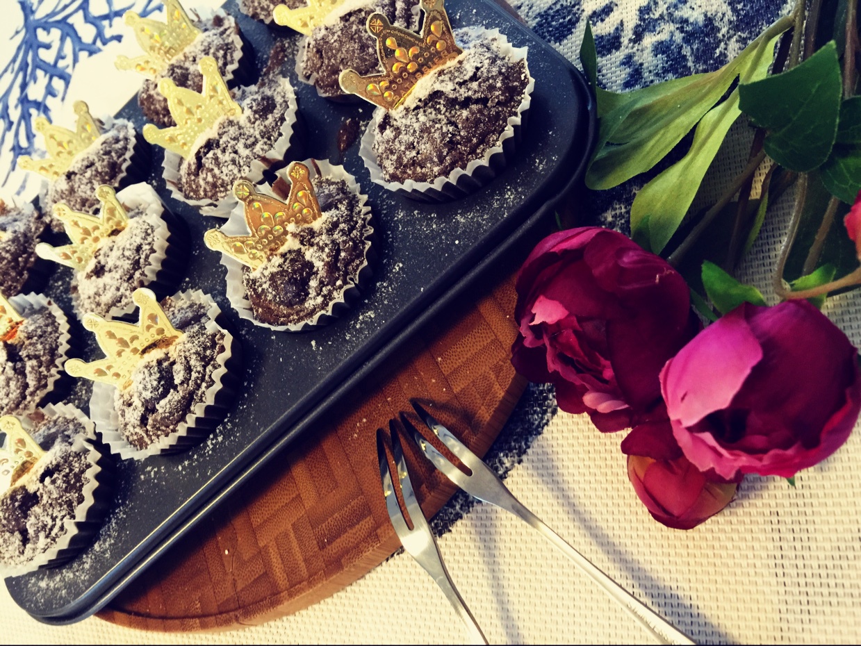 莫尼卡美食厨房：爆浆巧克力蛋糕