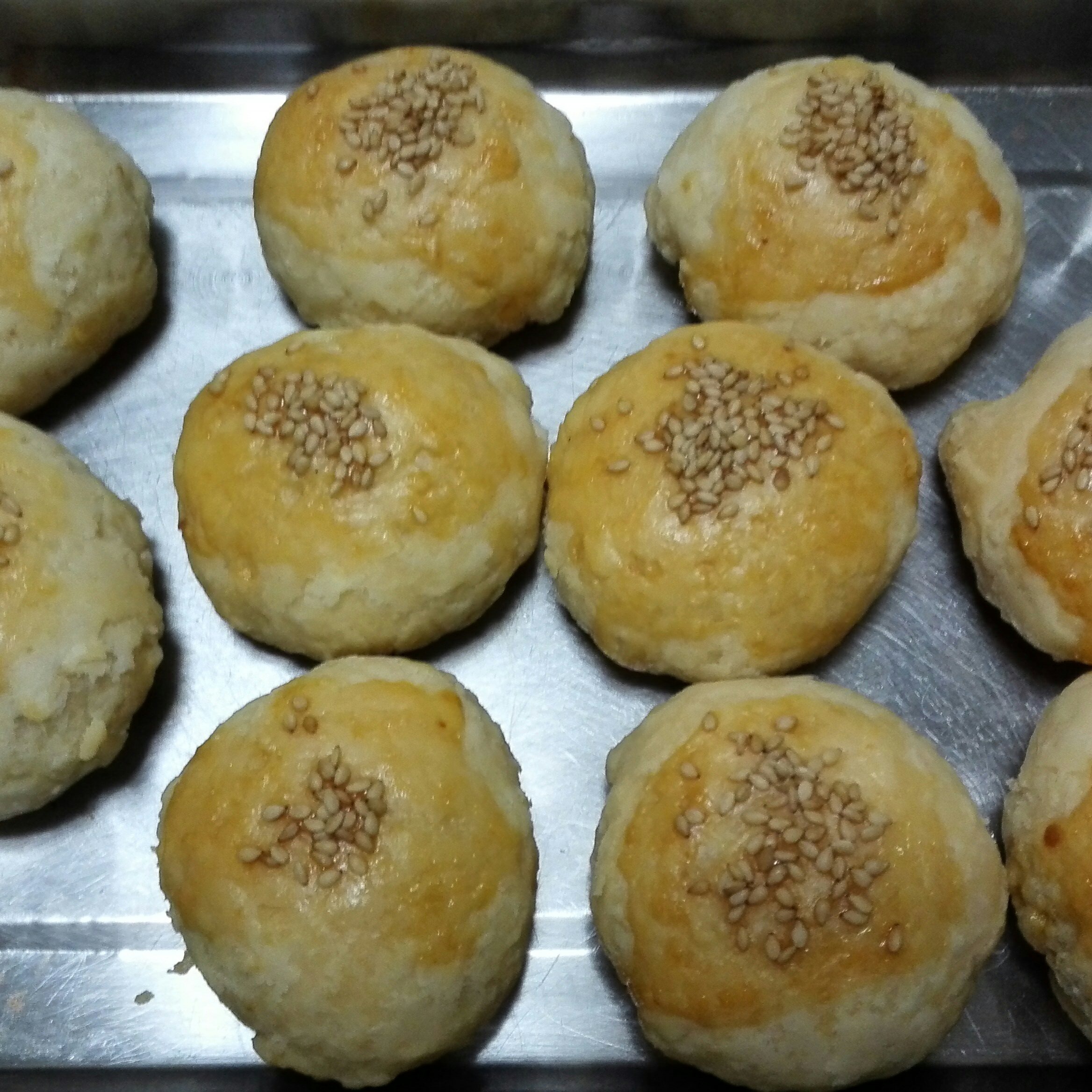 素油版酥皮鲜肉月饼，更健康