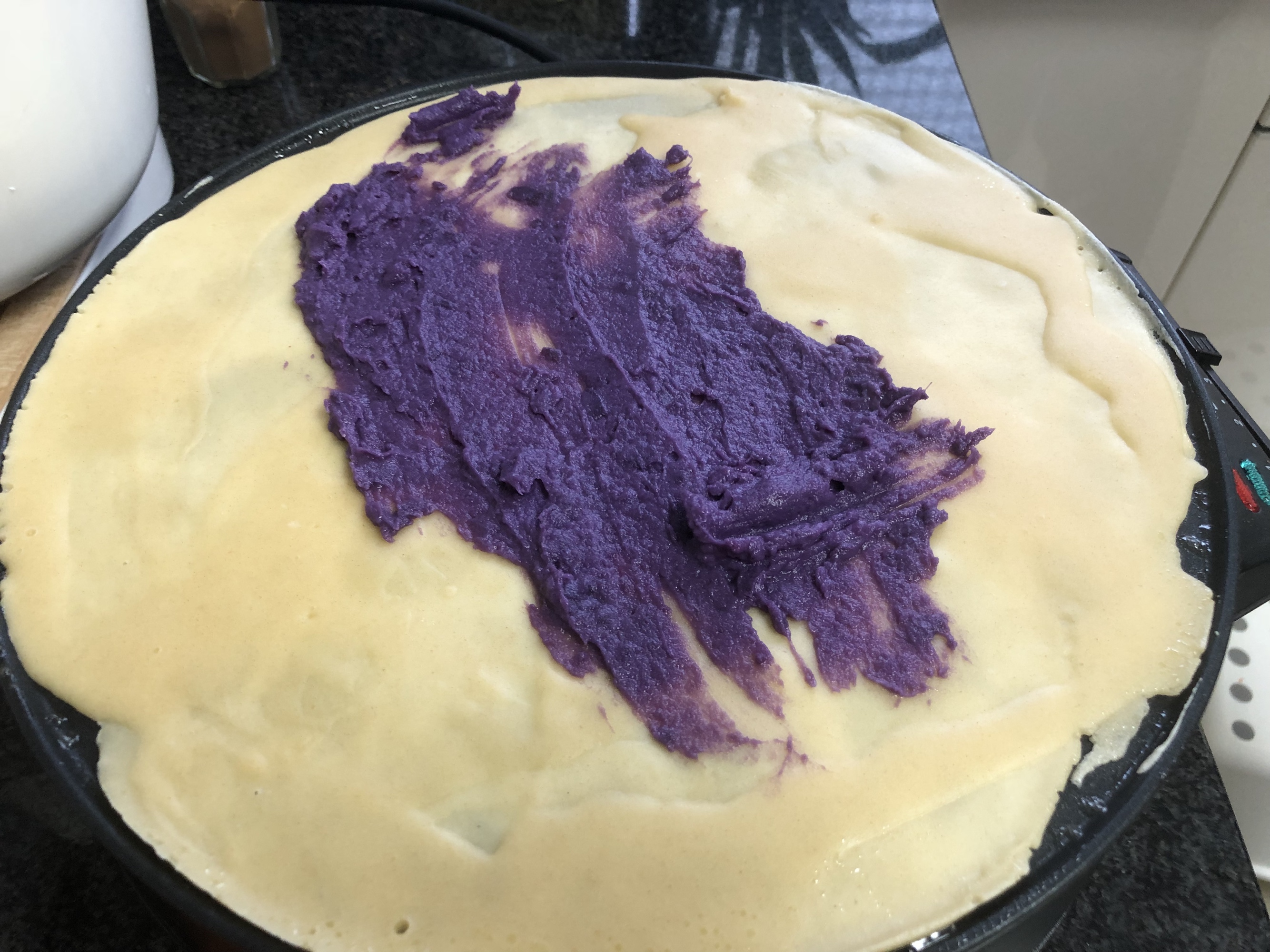 健身紫薯荞麦玉米法式可丽饼的做法 步骤9