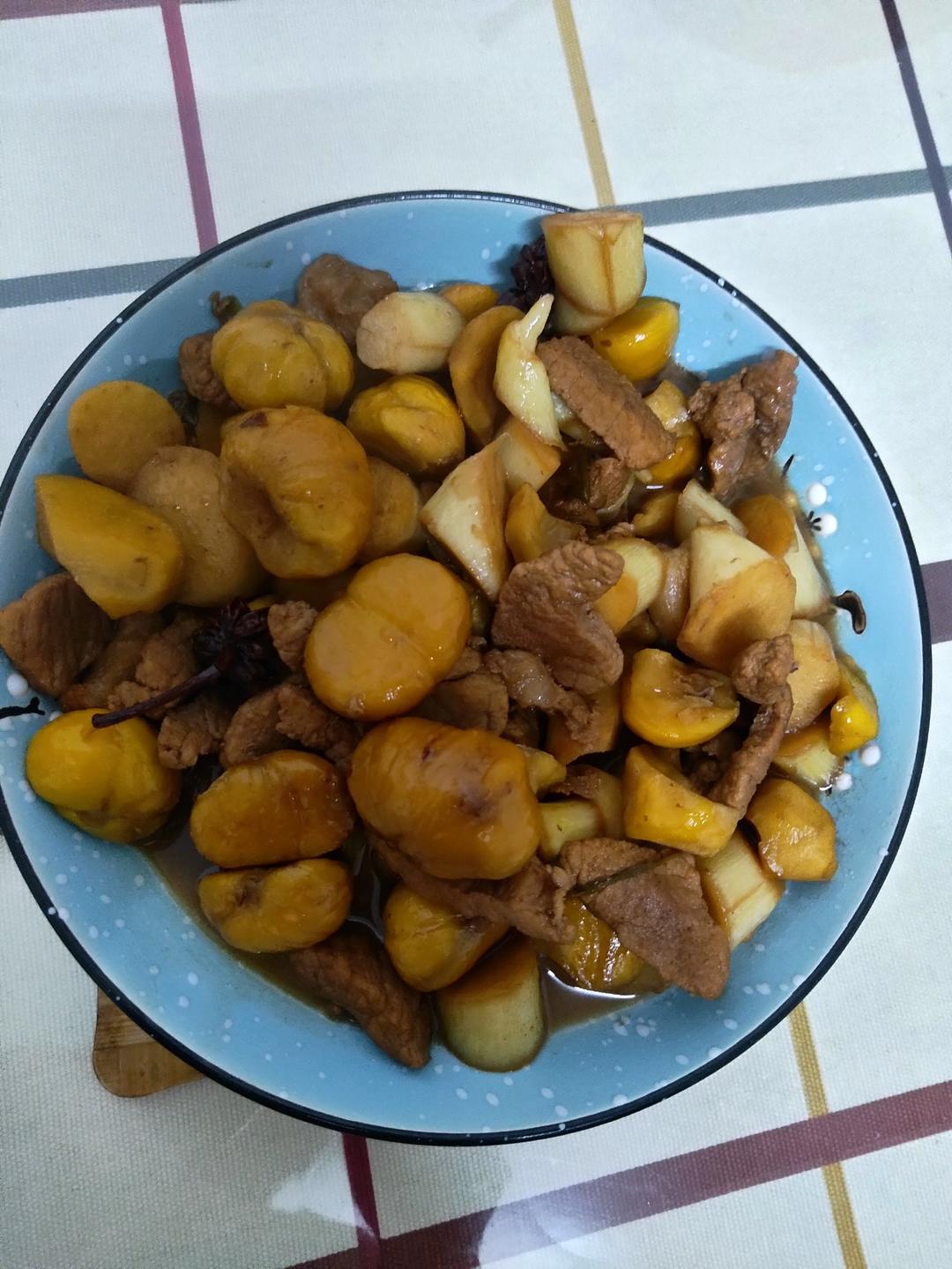 板栗烧肉