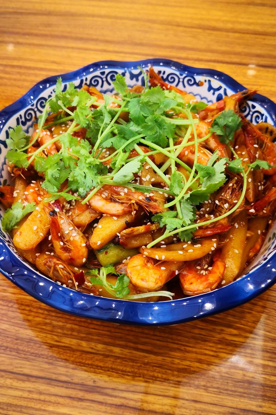 干锅香辣虾