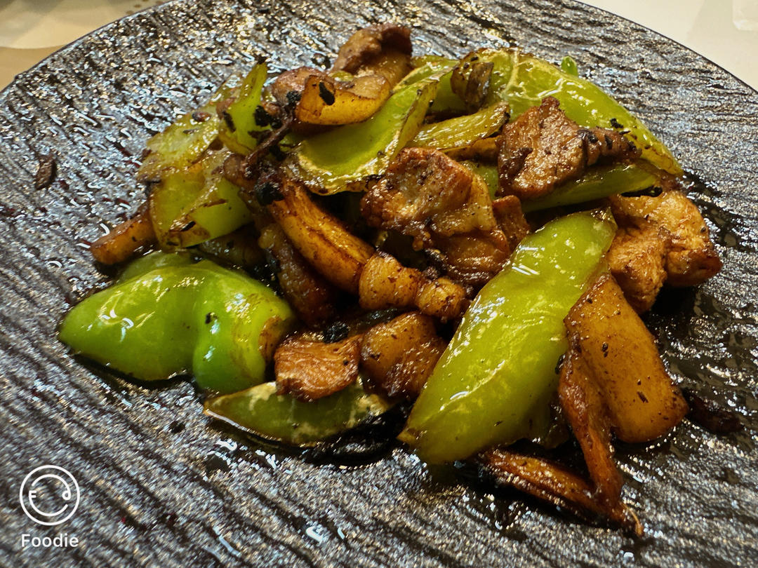 青椒炒五花肉