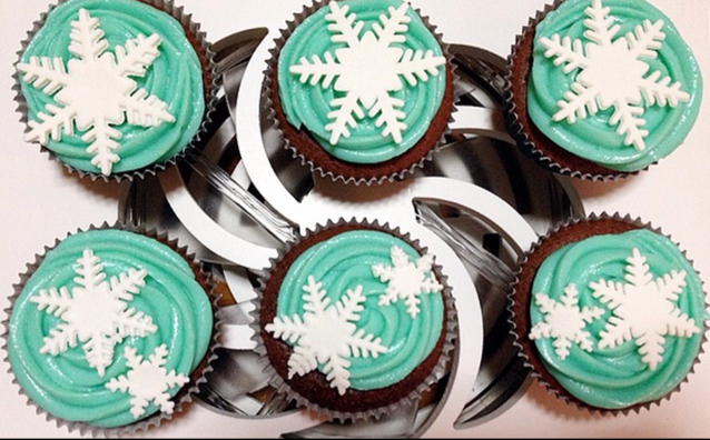 巧克力翻糖纸杯蛋糕cupcake