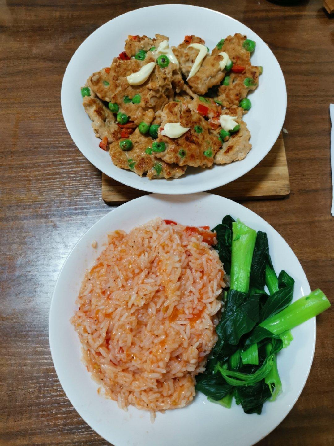 香煎猪肉饼