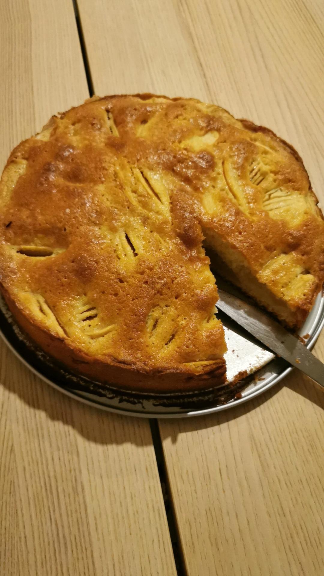 酸甜可口的入门德国蛋糕-苹果蛋糕（Apfel Kuchen）