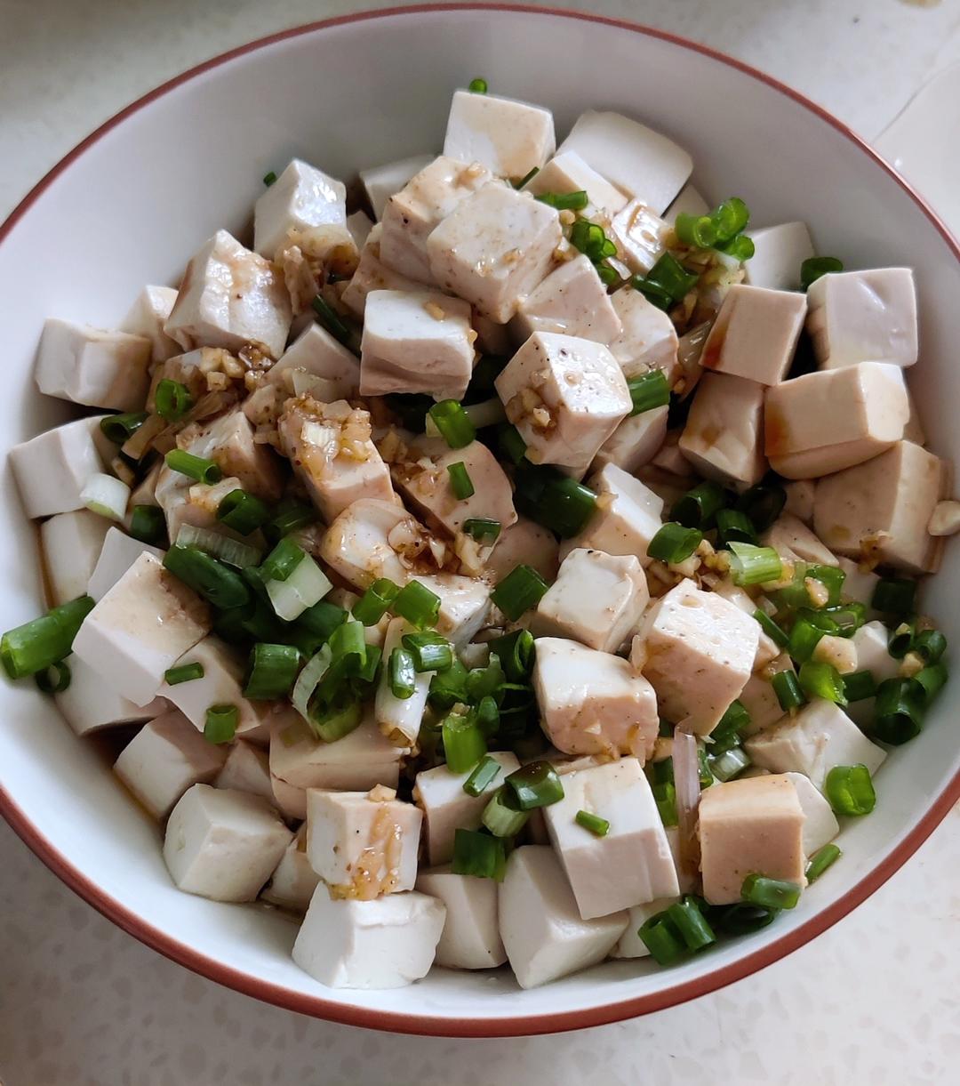 凉拌豆腐/小葱拌豆腐
