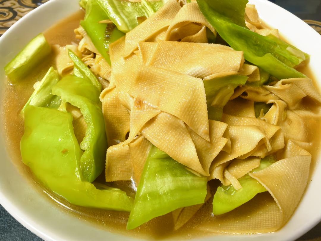尖椒干豆腐