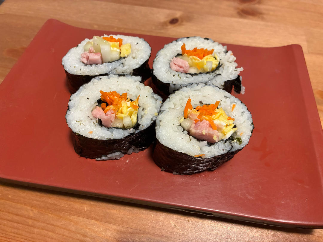 高颜值的紫菜包饭