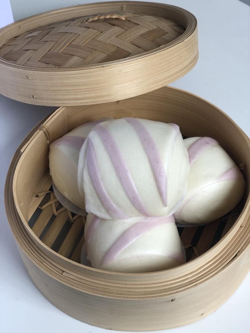 花纹馒头1（抹茶条纹）