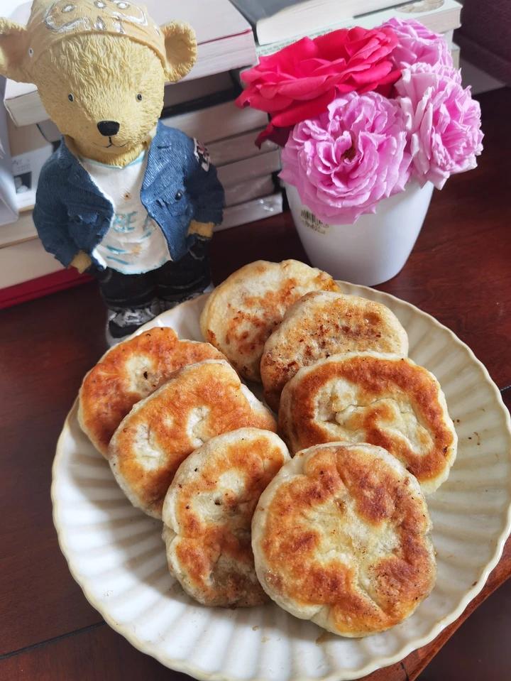 超喧软的馅饼，冷了也不会变硬，全程不用揉面