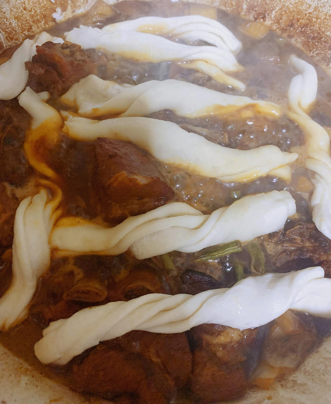 排骨豆角焖卷子