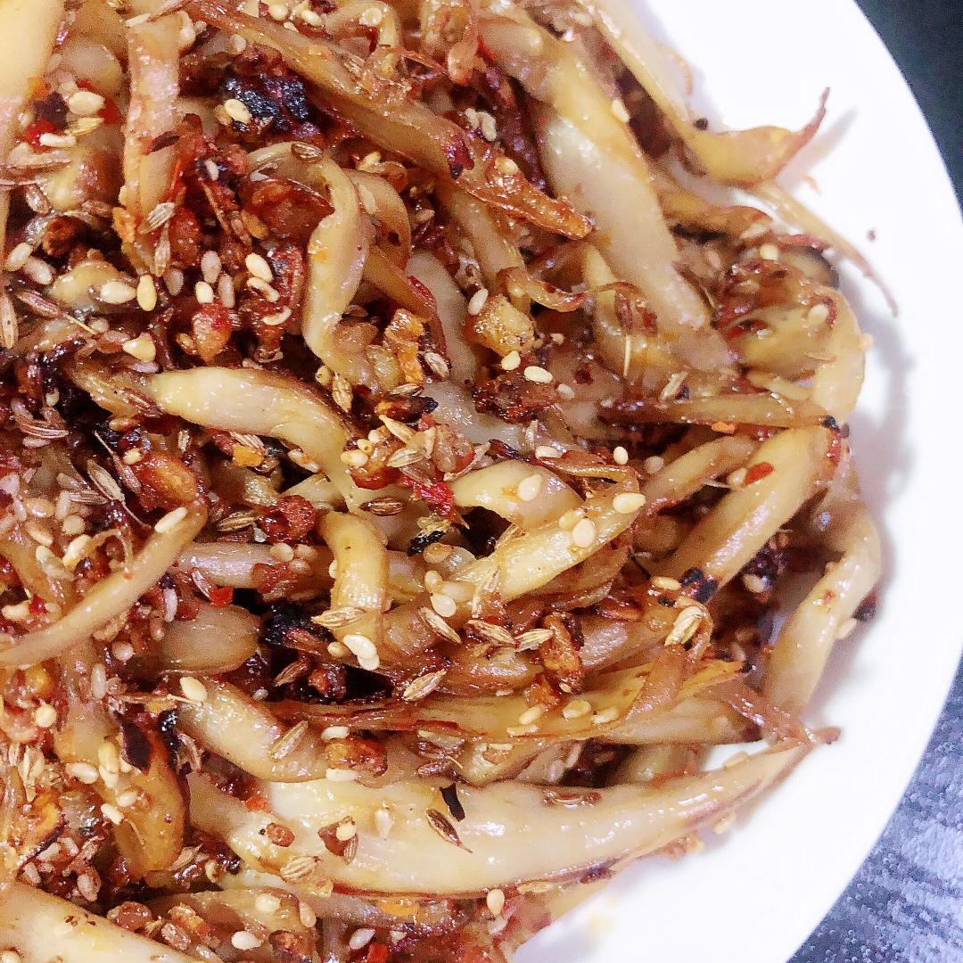干煸手撕杏鲍菇