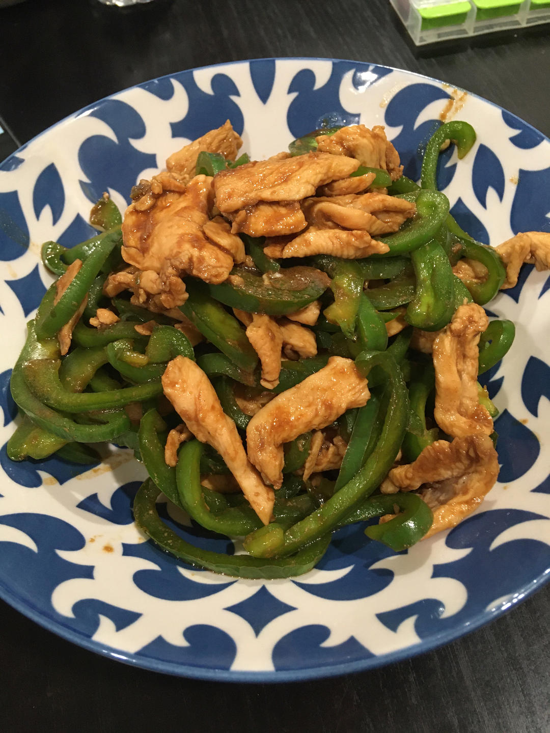 巨好吃的青椒炒鸡胸肉丝，超下饭