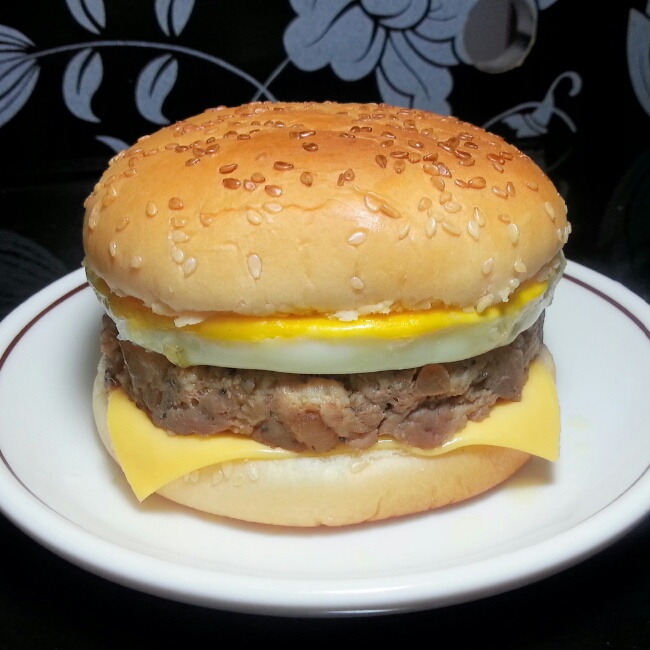 angramainyu做的猪排汉堡