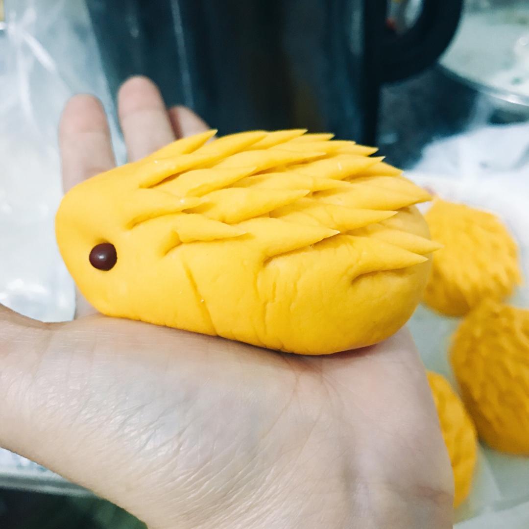 南瓜刺猬馒头