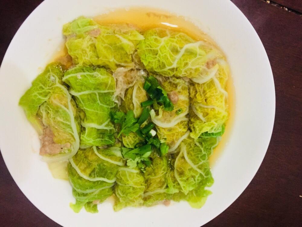 白菜叶包肉（简单易做，0失误）的做法