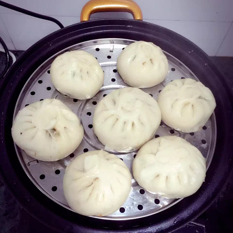 家庭手工肉馅大包子