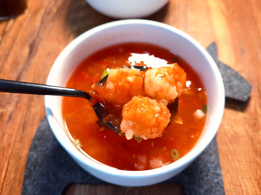 低脂番茄虾滑汤的做法