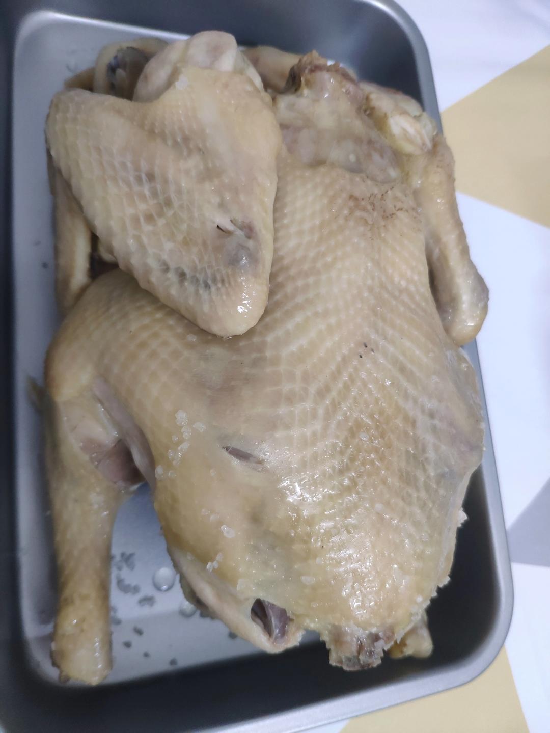 原汁原味盐焗鸡