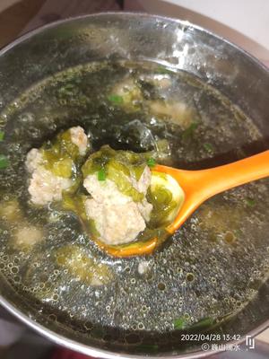 紫菜肉丸汤的做法 步骤12