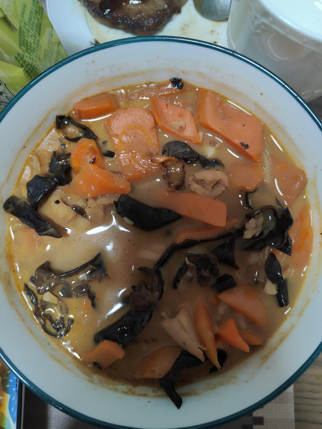 沙茶鱿鱼羹