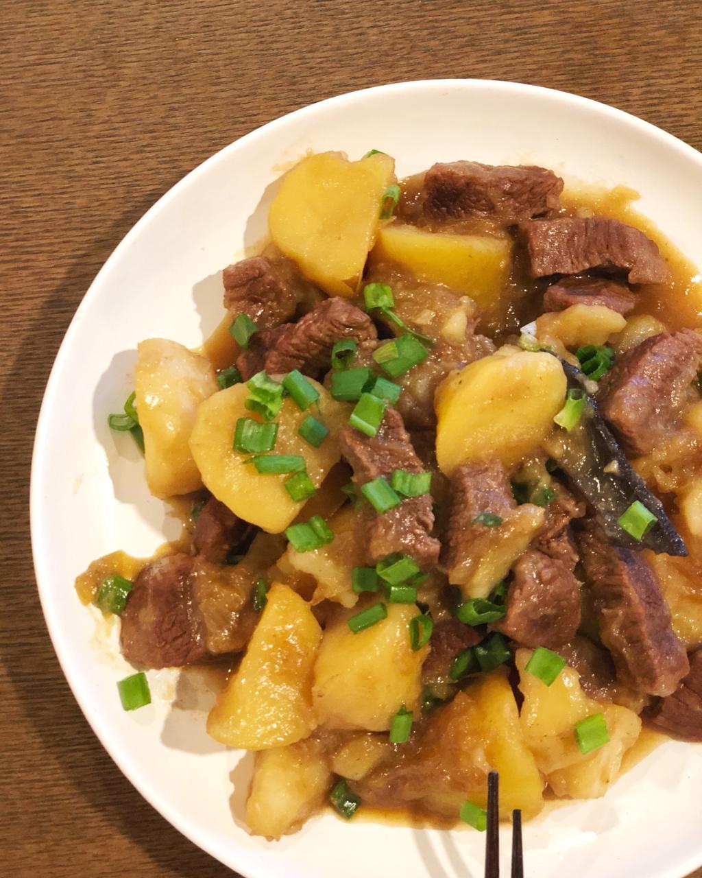 土豆炖牛肉