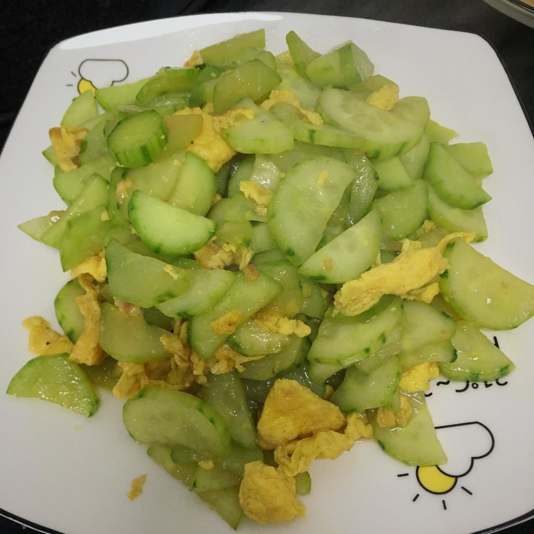 黄瓜炒鸡蛋