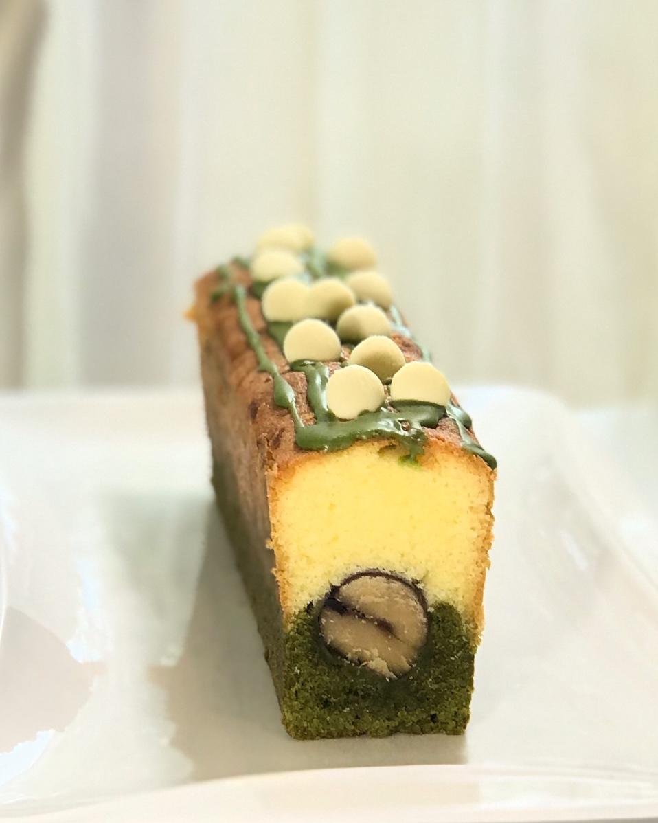 抹茶黑豆之双色磅蛋糕<熊谷裕子>