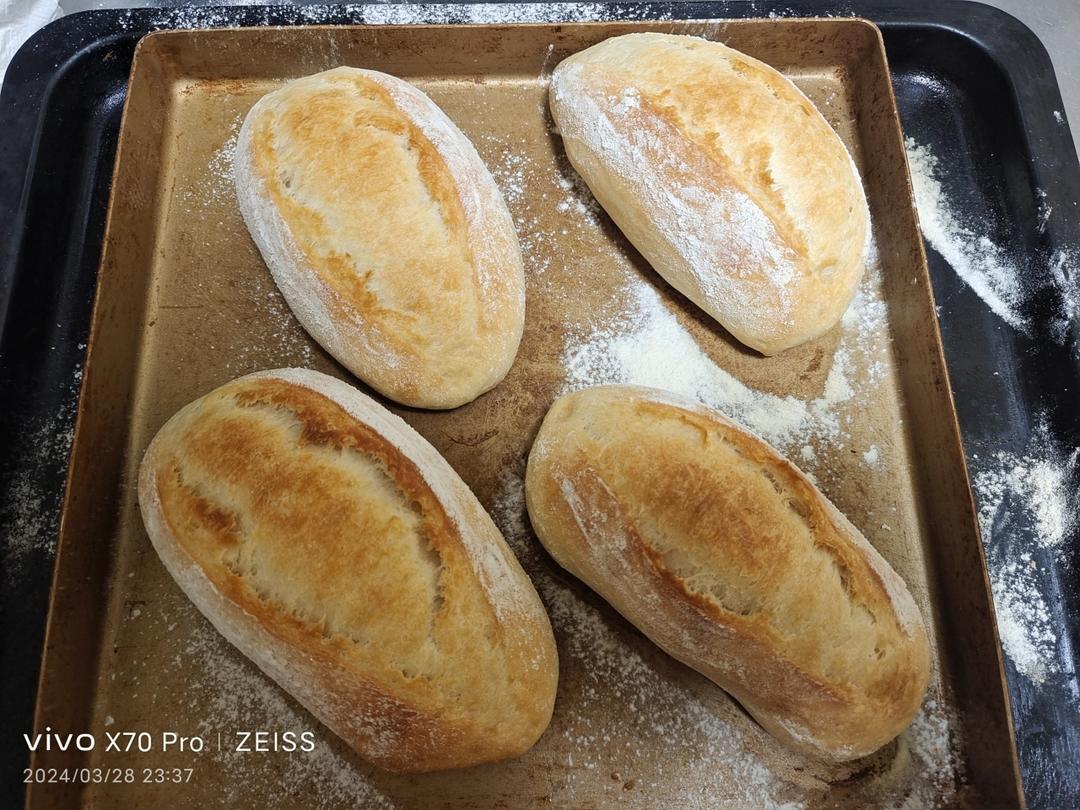 奶油软法小面包