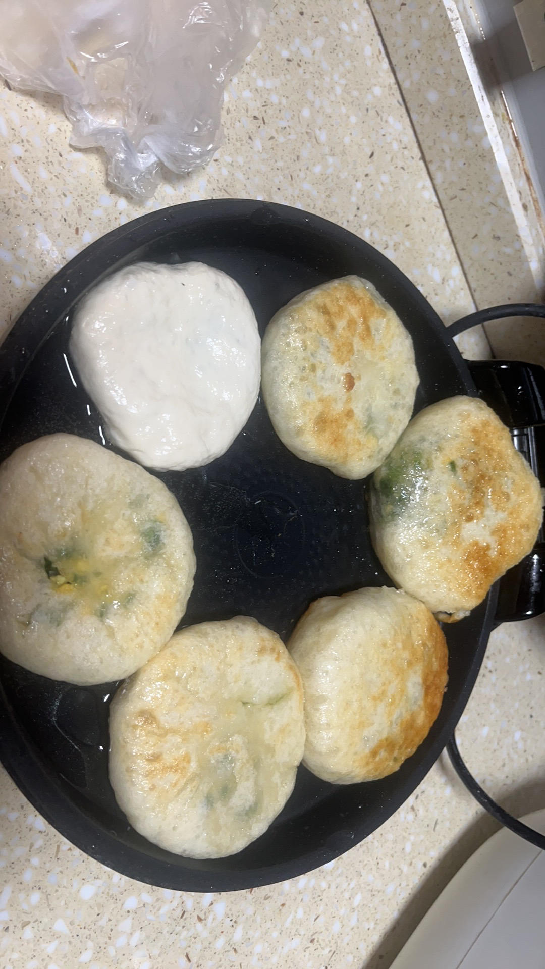 超喧软的馅饼，冷了也不会变硬，全程不用揉面
