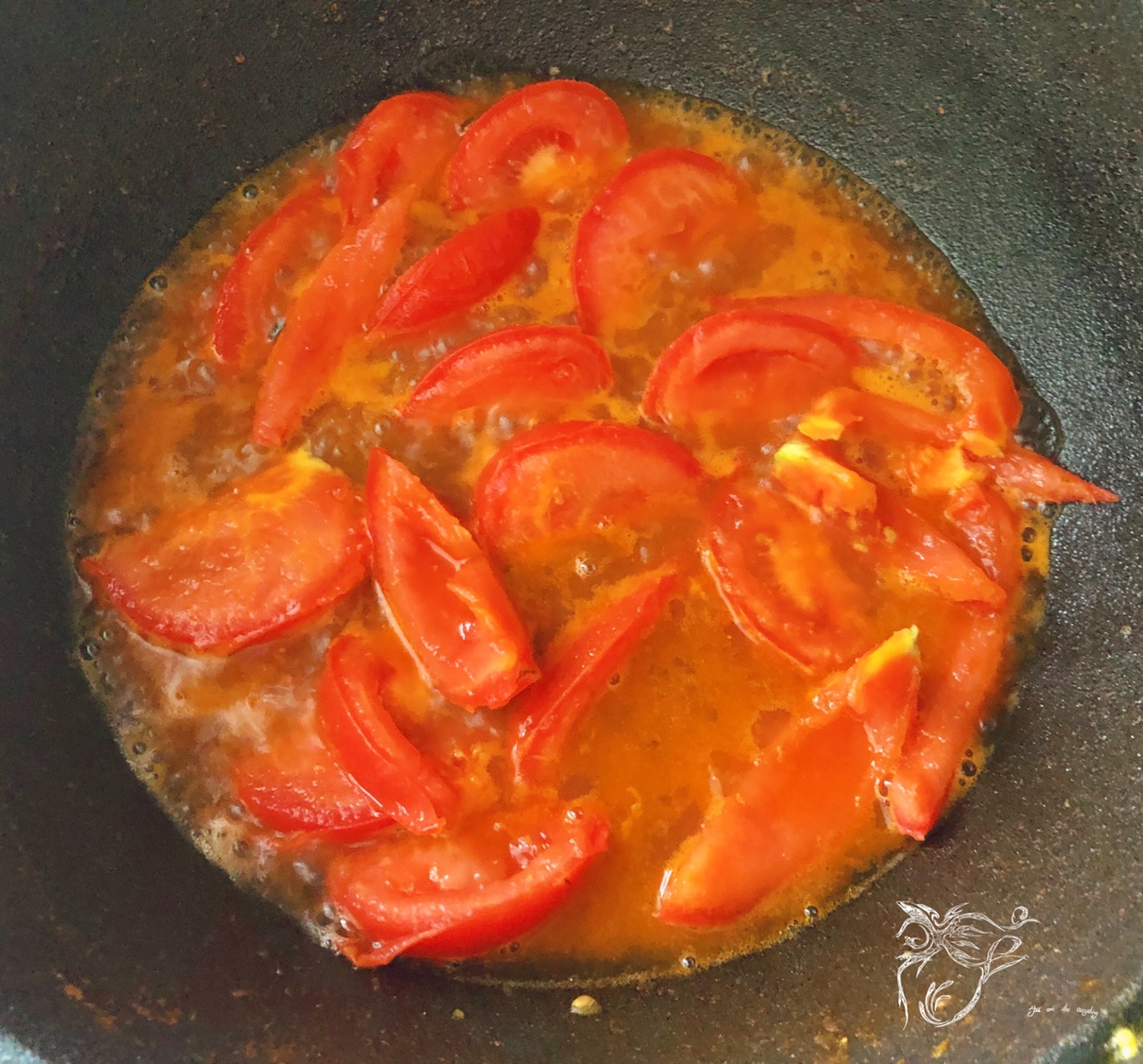 元气早餐-番茄鸡蛋炒面的做法 步骤5