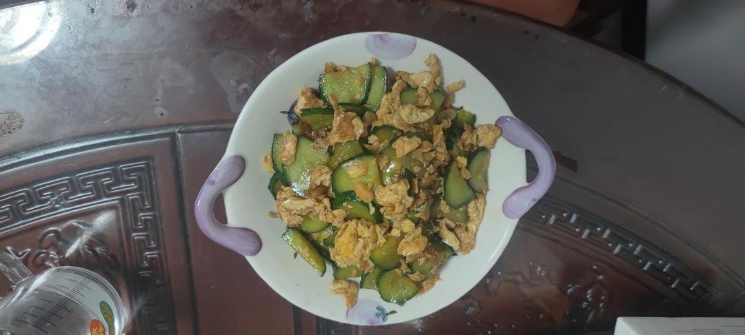黄瓜炒鸡蛋 （青瓜炒鸡蛋）